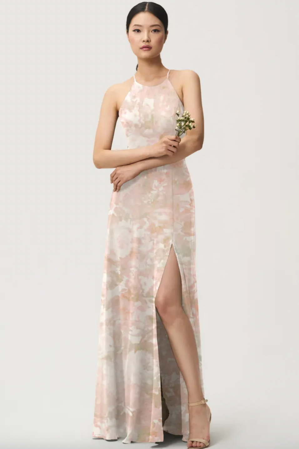 Jenny Yoo Long Bridesmaid Dress Kayla Print Bella Bridesmaids