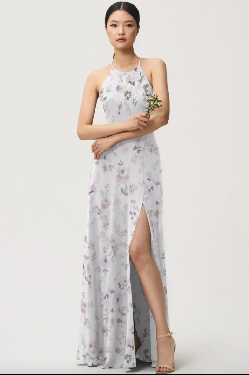 Jenny Yoo Long Bridesmaid Dress Kayla Print Bella Bridesmaids