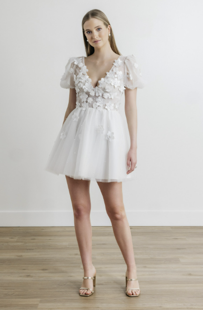 by Watters Little White Dress Tulip 39702
