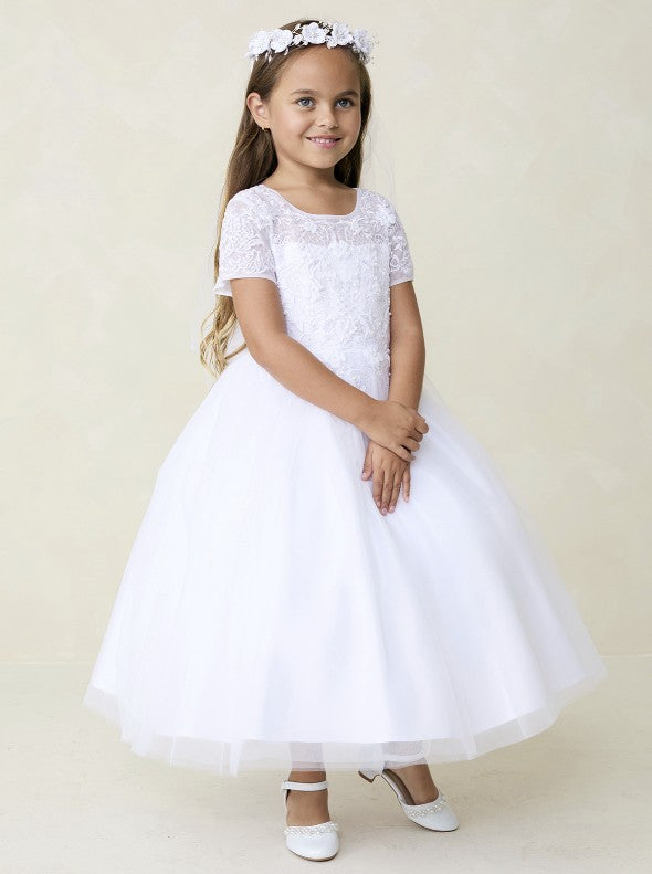 Tip Top Kids 5883 Flower Girl Dress White Tip Top Kids 5883 Flower Girl Dress White