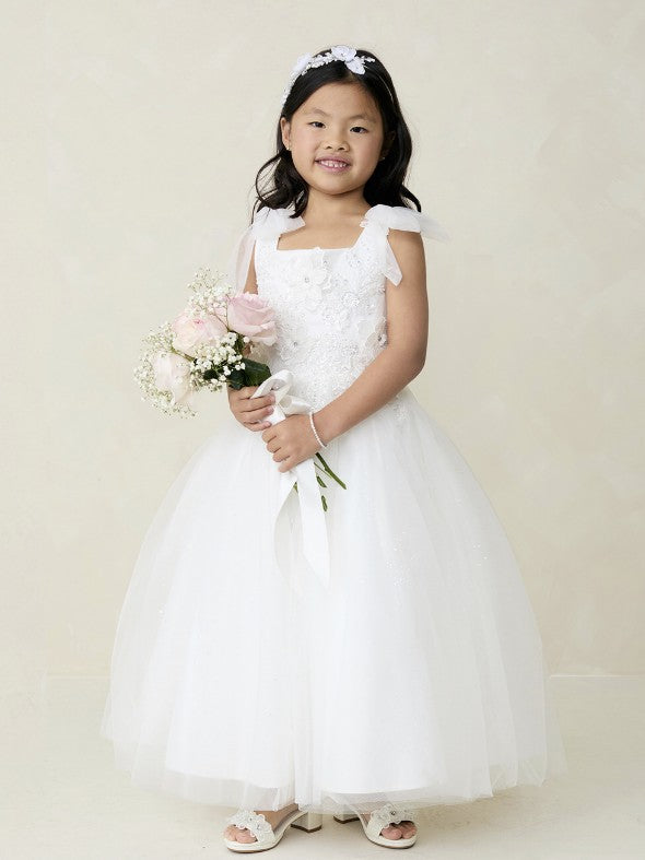 Tip Top Kids 5891 Flower Girl Dress White Tip Top Kids 5891 Flower Girl Dress White