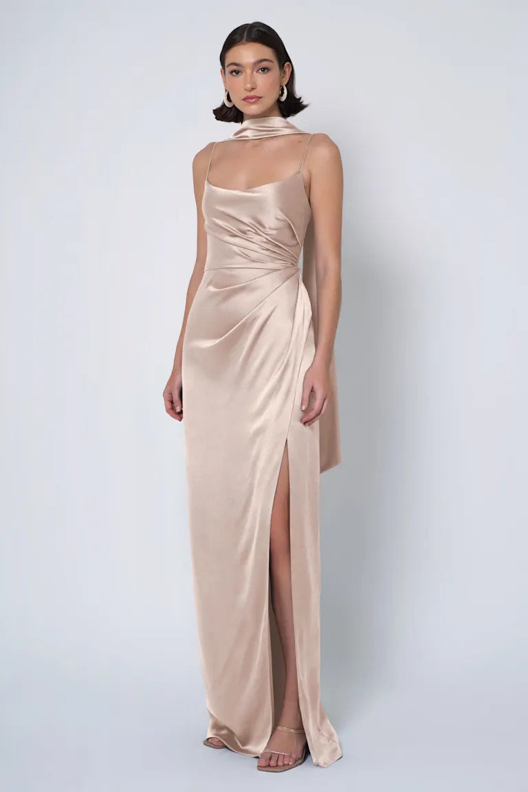 Satin Bridesmaid Scarf