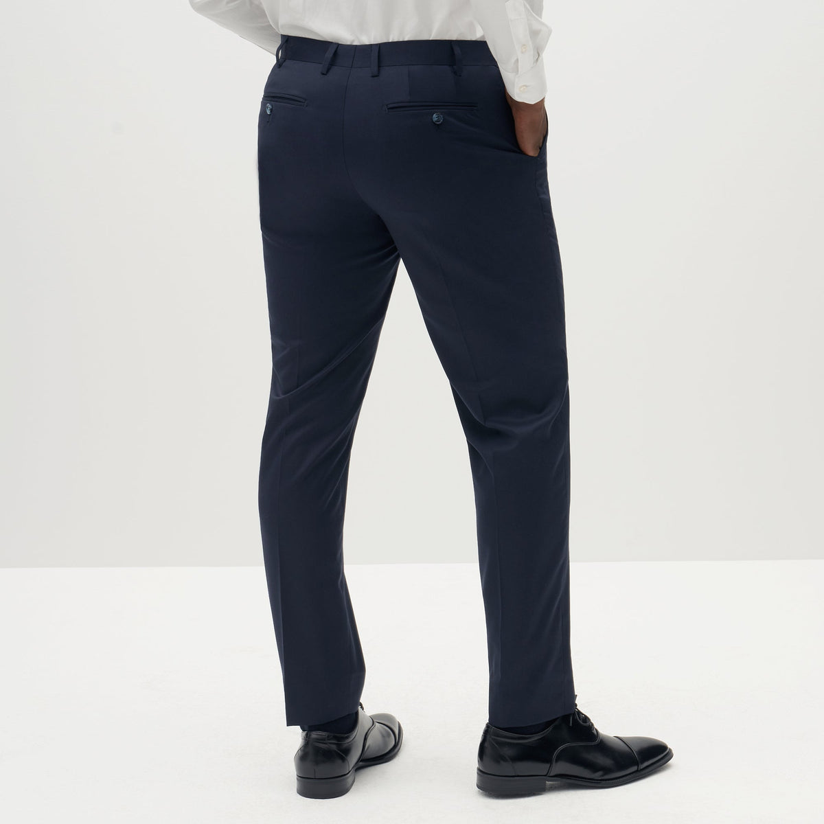 スーツ（メンズ） NINE IN THE MORNING Men Straight Pants GVE35 P01 NAVY Blue Men's Navy Blue Suit Pants | Bella Bridesmaids