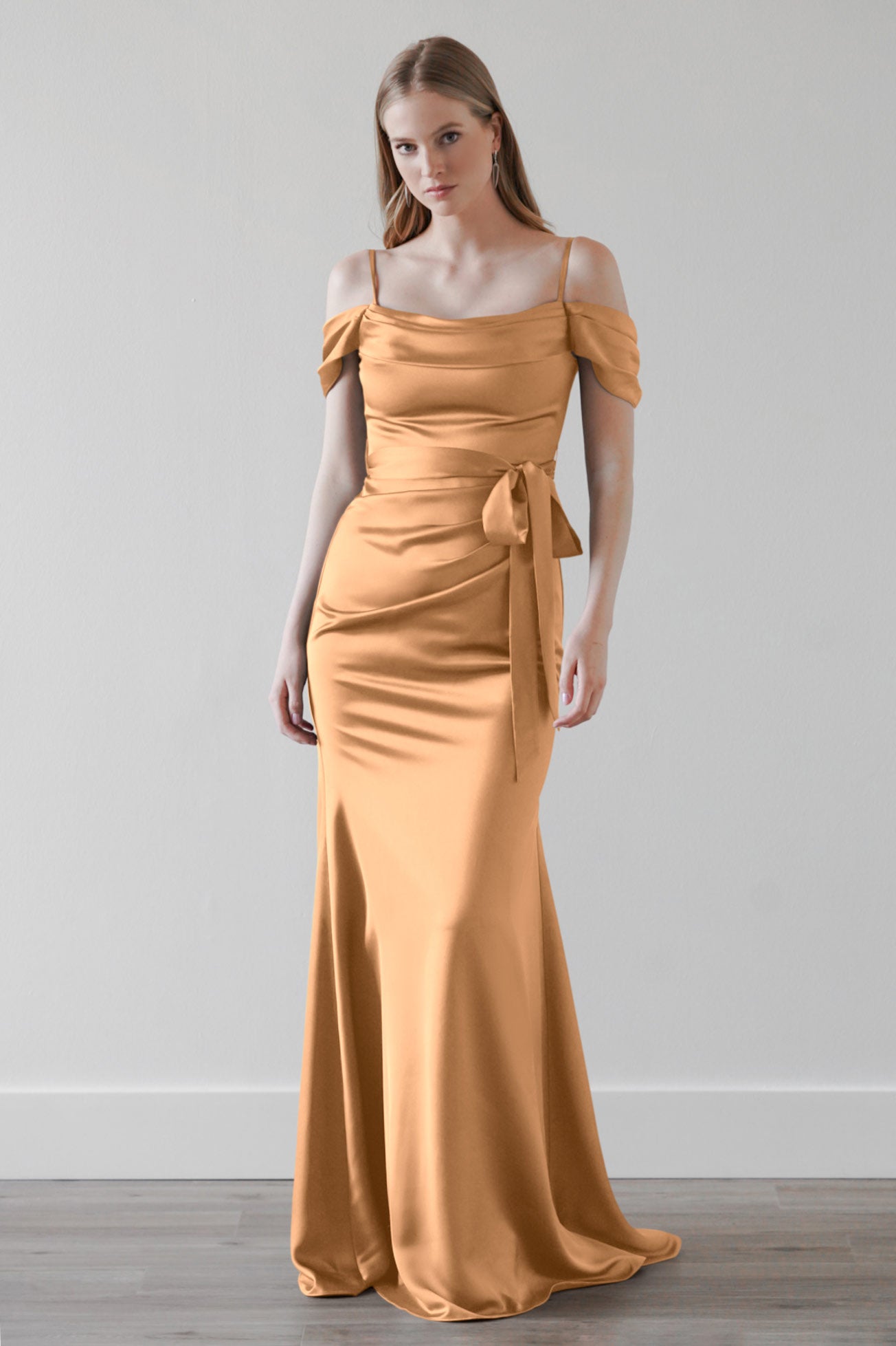 Watters Bridesmaid Dress Chilton 4404 Burnt Ochre