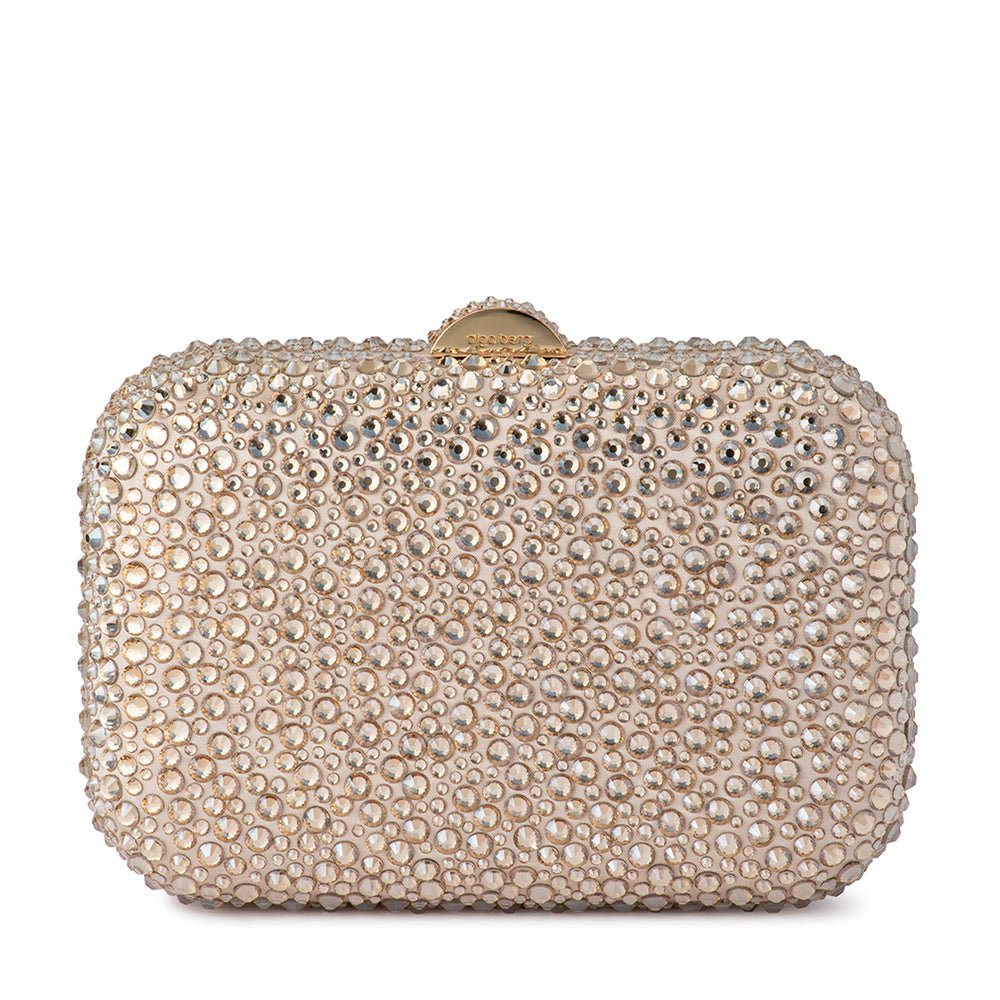 ★TOUT Y EST★ CL Big Gem Clutch BAG-001 CASEY HOT FIX ENCRUSTED CLUTCH | Bella Bridesmaids