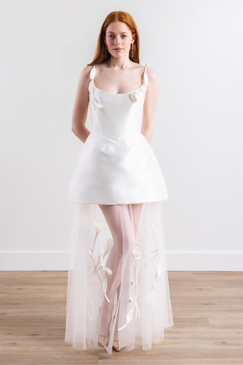 By Watters Little White Dress Miranda 32310 | Bella Bridesmaids