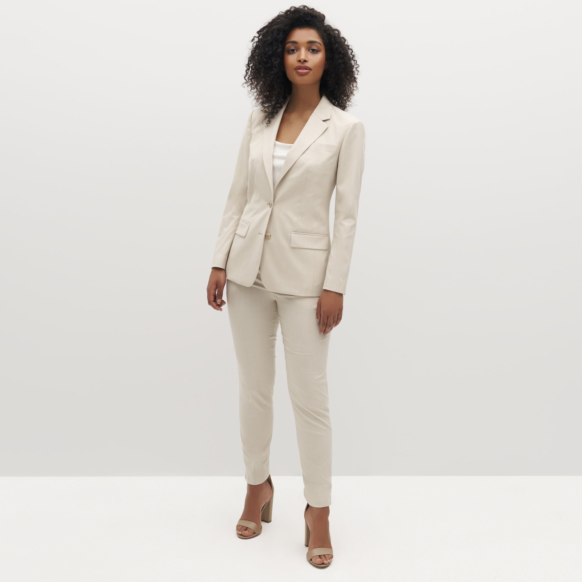 Women's Tan Suit Jacket | Bella Bridesmaids