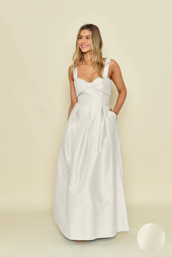 Grace Bodice with Dahlia Skirt in Shantung