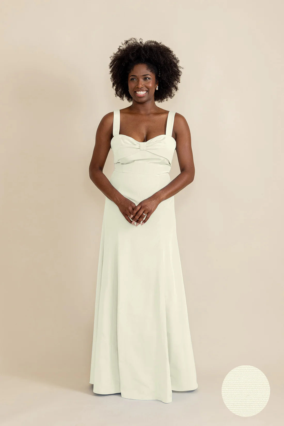 Grace Bodice with Trumpet Skirt in Classic Faille Bella Bridesmaids