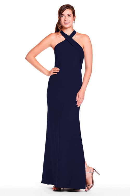 Bari Jay Maternity Bridesmaid Dress 1903-M Navy