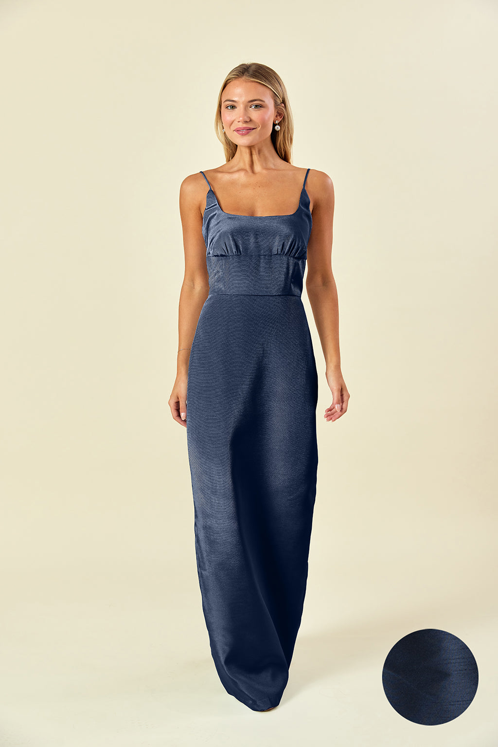Jane Bodice with Straight Skirt in Shantung | Bella Bridesmaids Jane Bodice with Straight Skirt in Shantung | Bella Bridesmaids