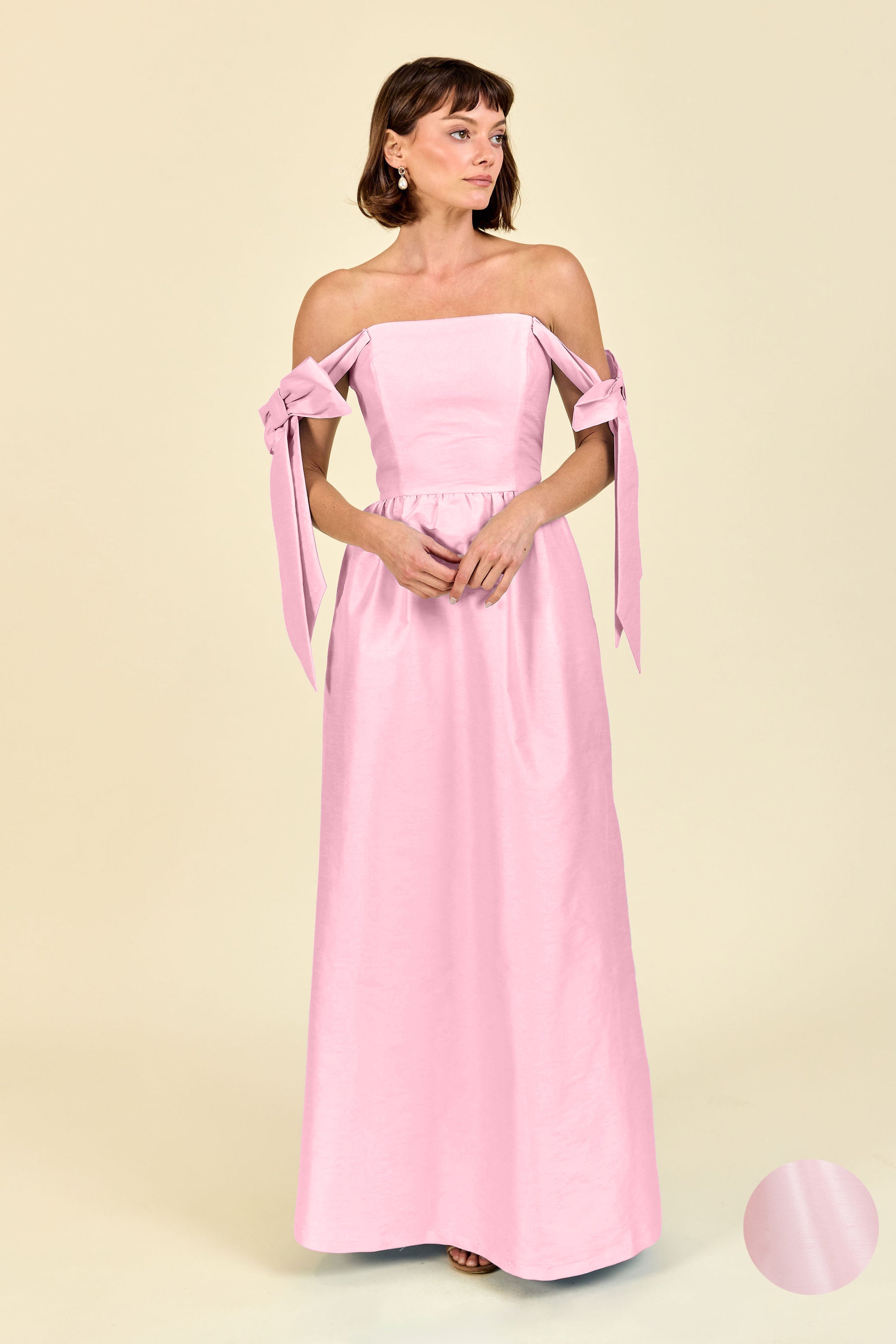 silk shantung bridesmaid dresses Silk Shantung - Wedding Atelier NYC
