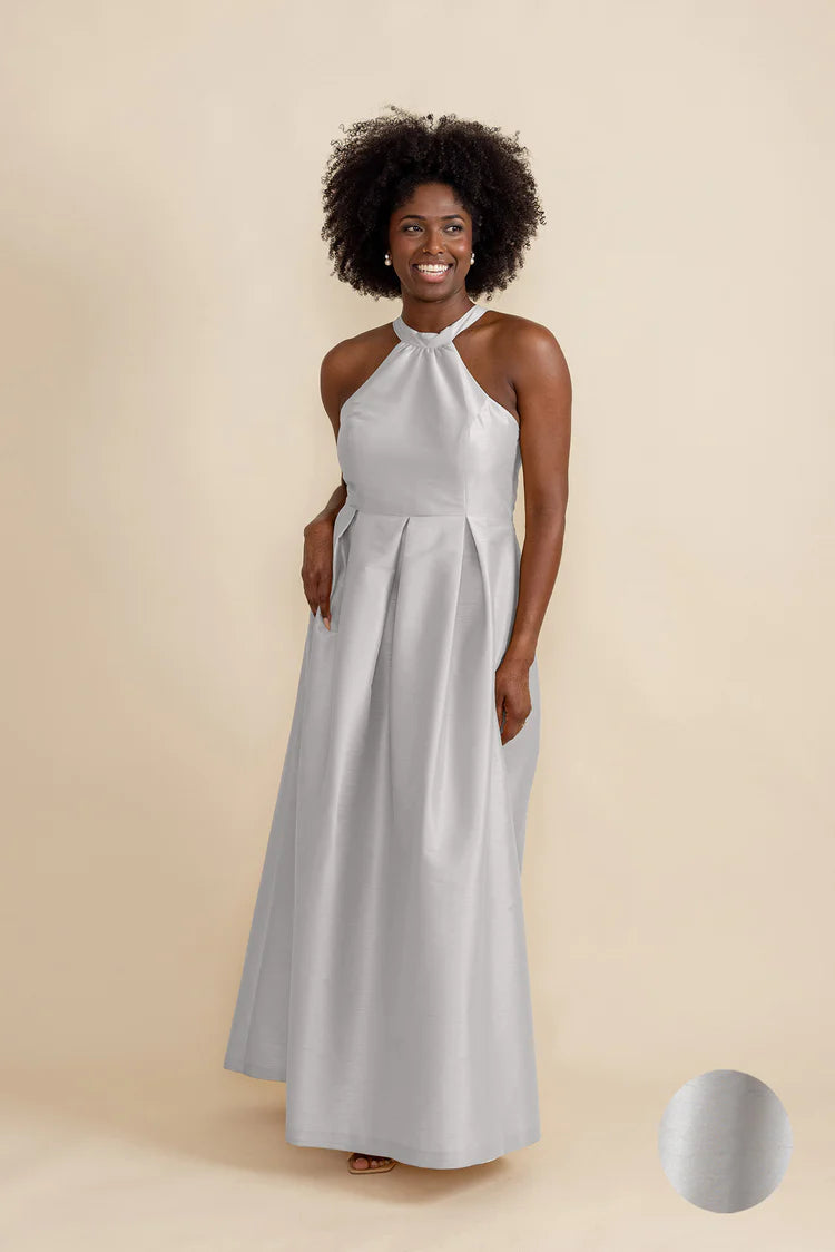Abby Bodice with Dahlia Skirt in Shantung | Bella Bridesmaids