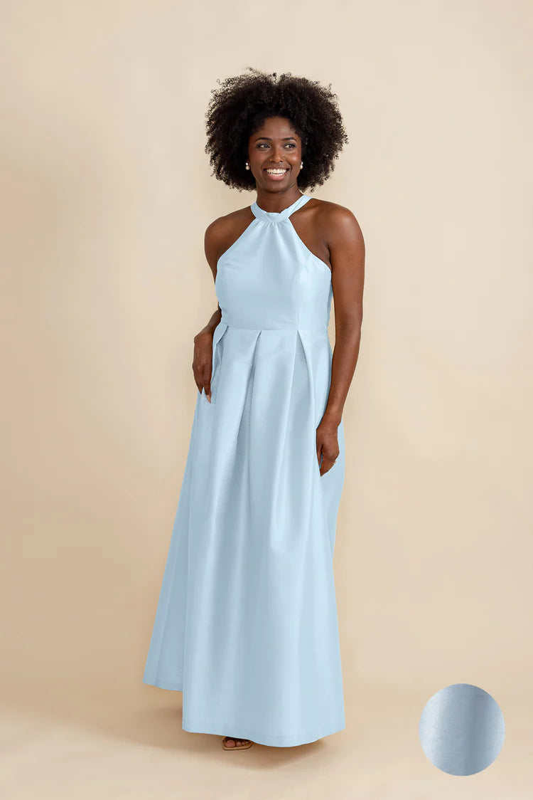 Abby Bodice with Dahlia Skirt in Shantung | Bella Bridesmaids