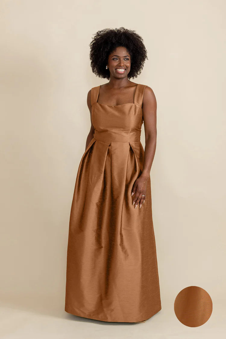 Beckett Bodice with Dahlia Skirt in Shantung
