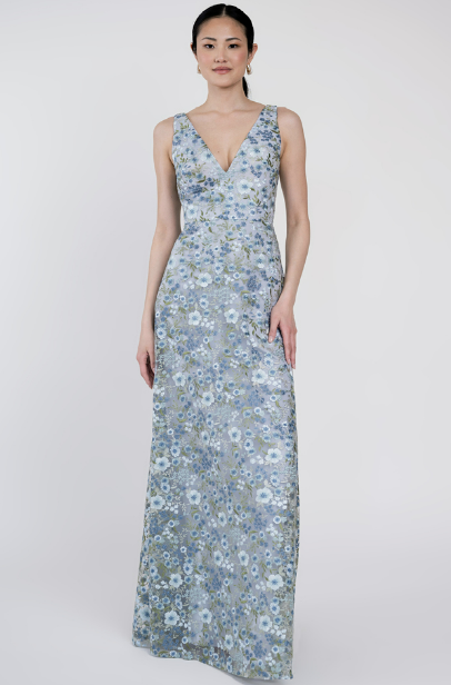 Jenny Yoo Bridesmaid Dress Tatum in Ophelia Embroidered Tulle Ophelia Whisper Multi Jenny Yoo Bridesmaid Dress Tatum in Ophelia Embroidered Tulle Ophelia Whisper Multi