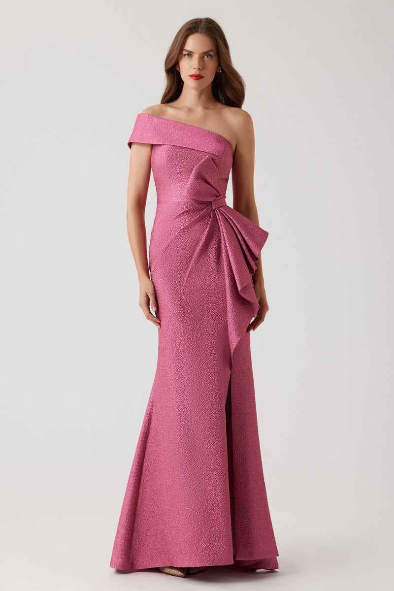 Teri Jon Dress 257024 in Rose Pink & Bella Bridesmaids