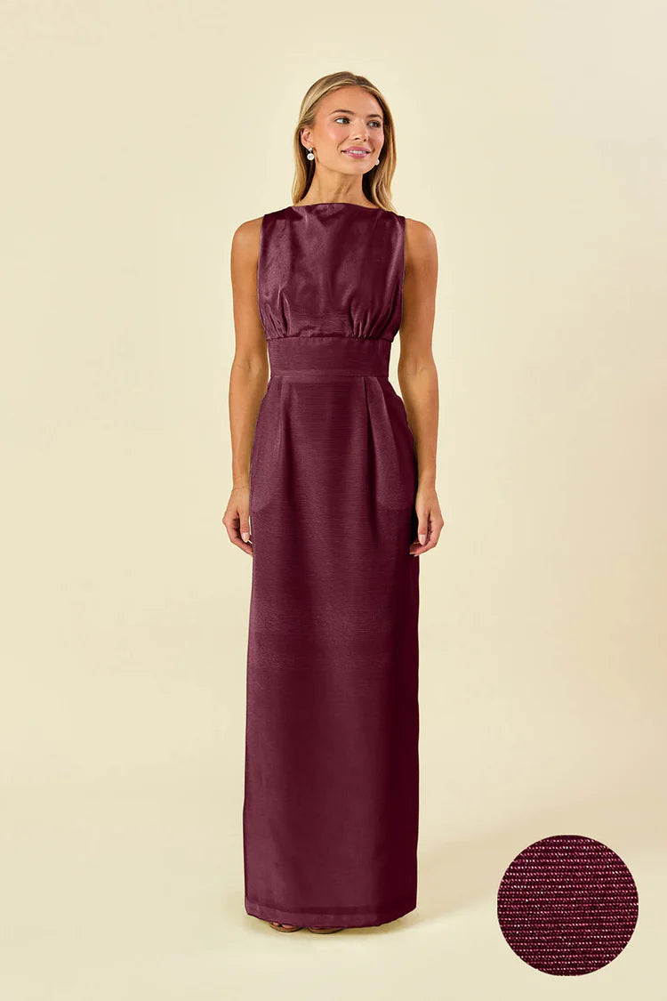 bridesmaid dress sabrina Sabrina High Quality Satin Bridesmaid Dress