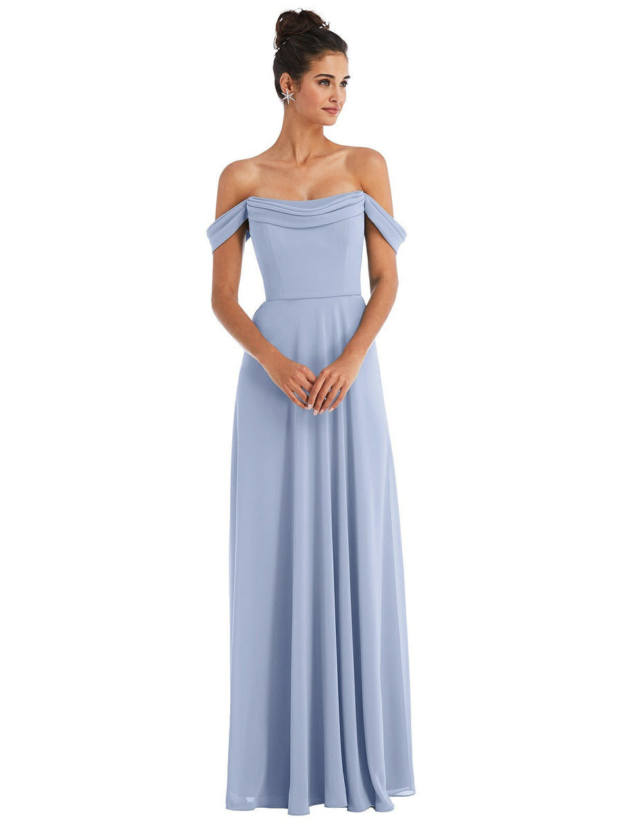 Tailored Strapless Bodice - Steel Blue