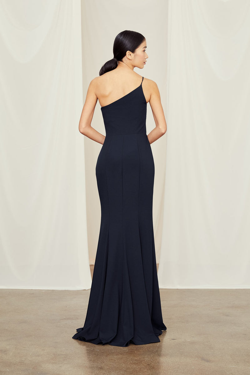 Sloan Black Satin Formal Maxi Dress – Beginning Boutique US