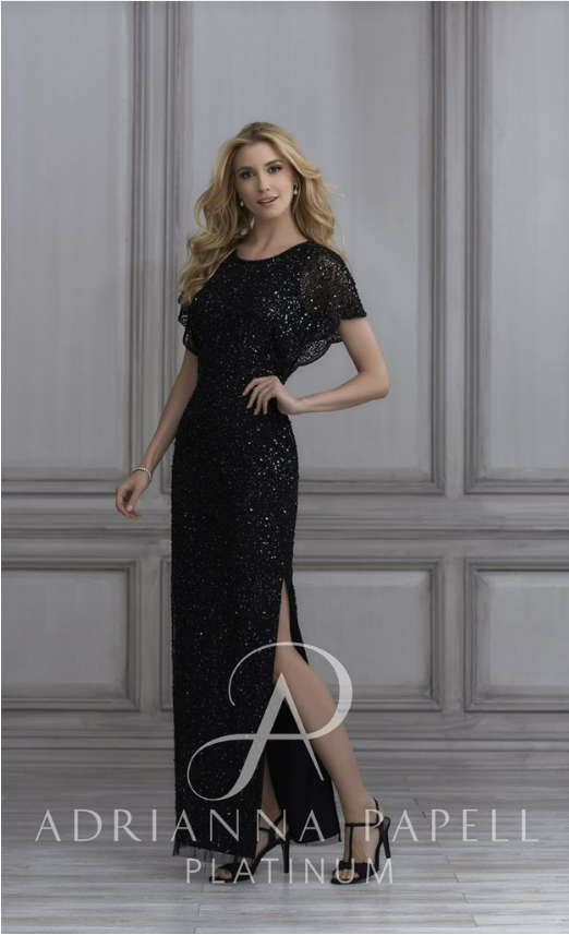 Adrianna Papell Platinum Bridesmaid Dress Style 40102