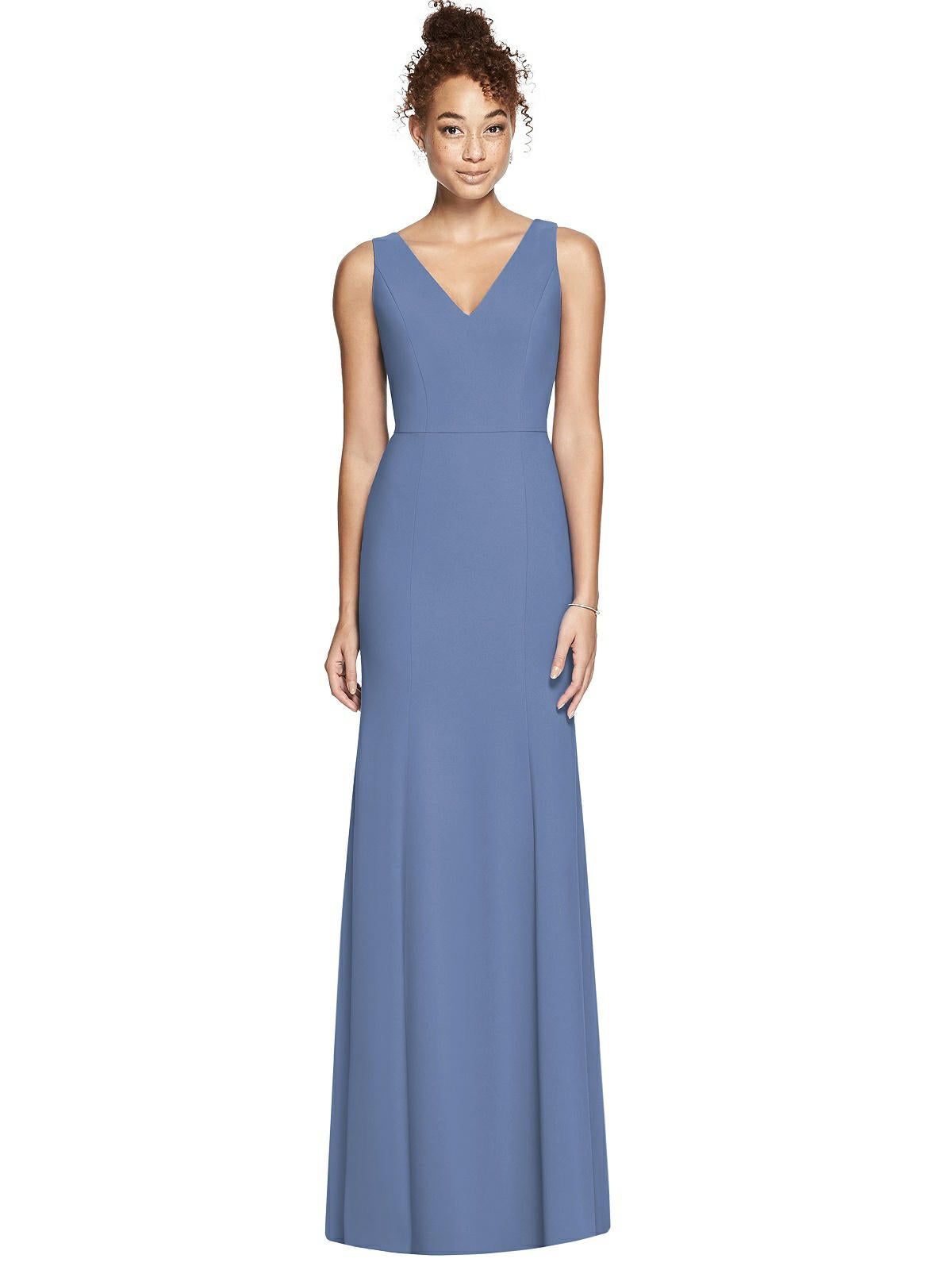 larkspur bridesmaid dresses Larkspur Blue Lux Chiffon Bridesmaid Dresses