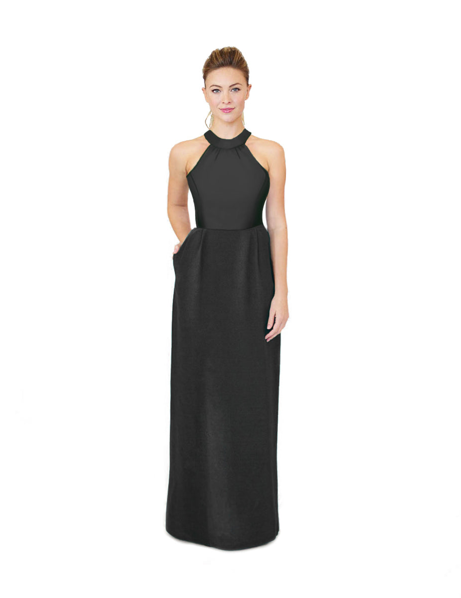 Abby Bodice with Brunch Skirt in Shantung Peony