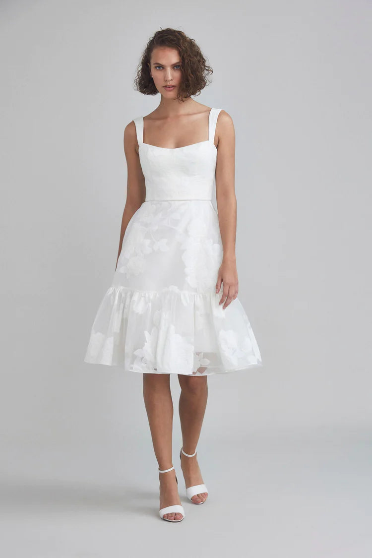 Amsale Little White Dress LW196