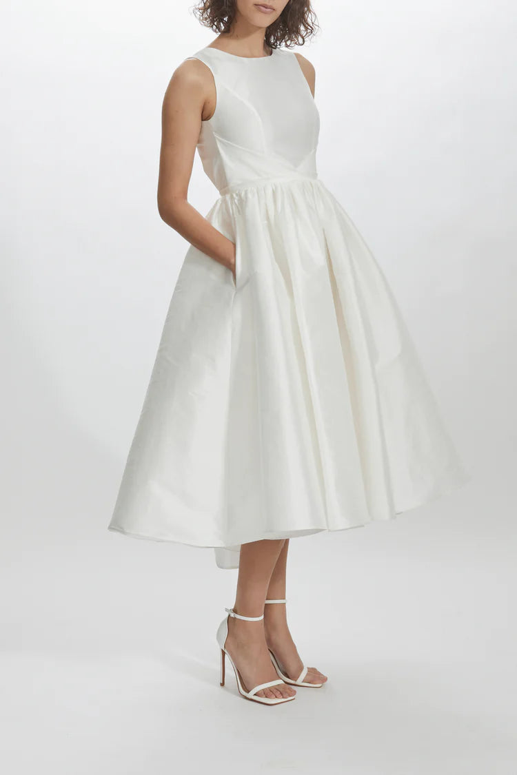 Amsale Little White Dress LW212 Amsale Little White Dress LW212