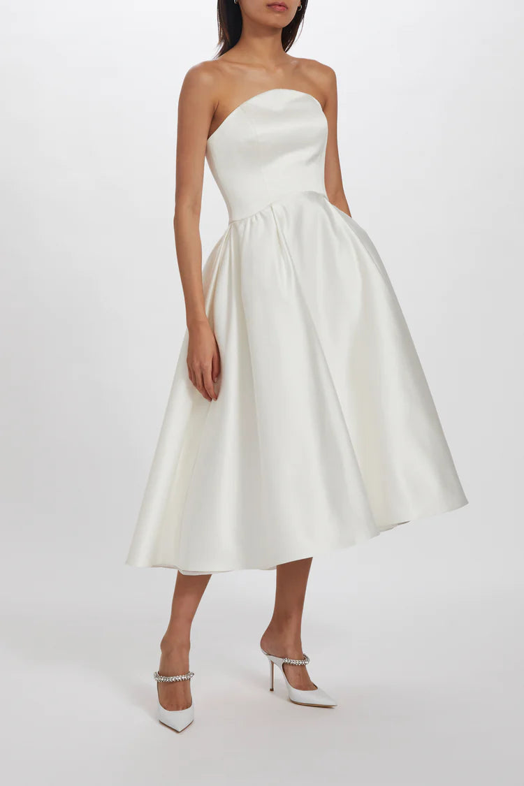 Amsale Little White Dress LW224 | Bella Bridesmaids Amsale Little White Dress LW224 | Bella Bridesmaids
