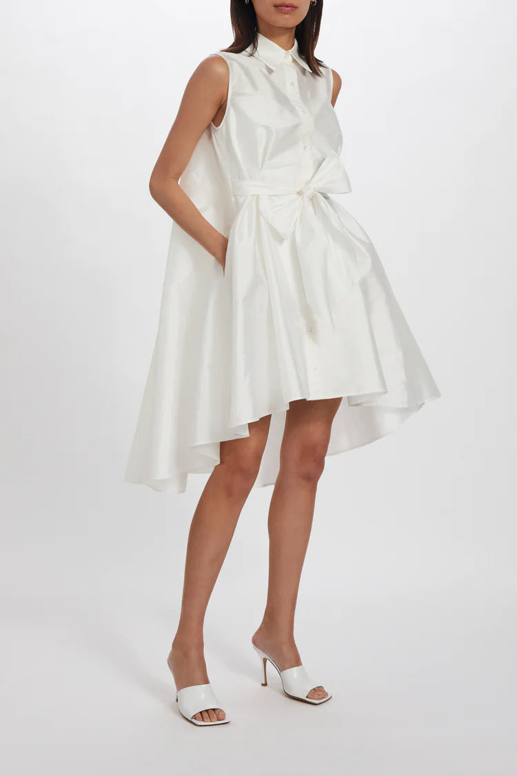 Amsale Little White Dress LW227 Amsale Little White Dress LW227