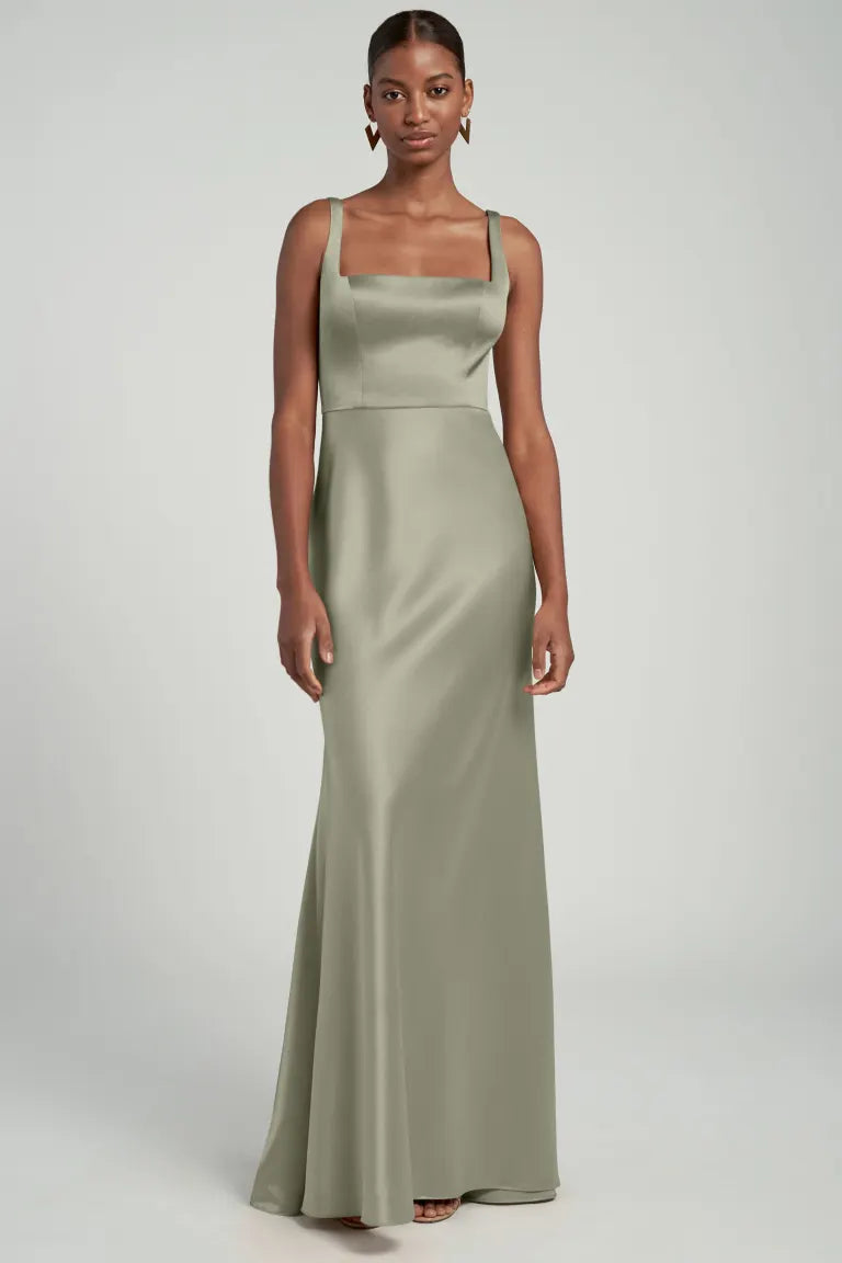 Jenny yoo satin back best sale crepe