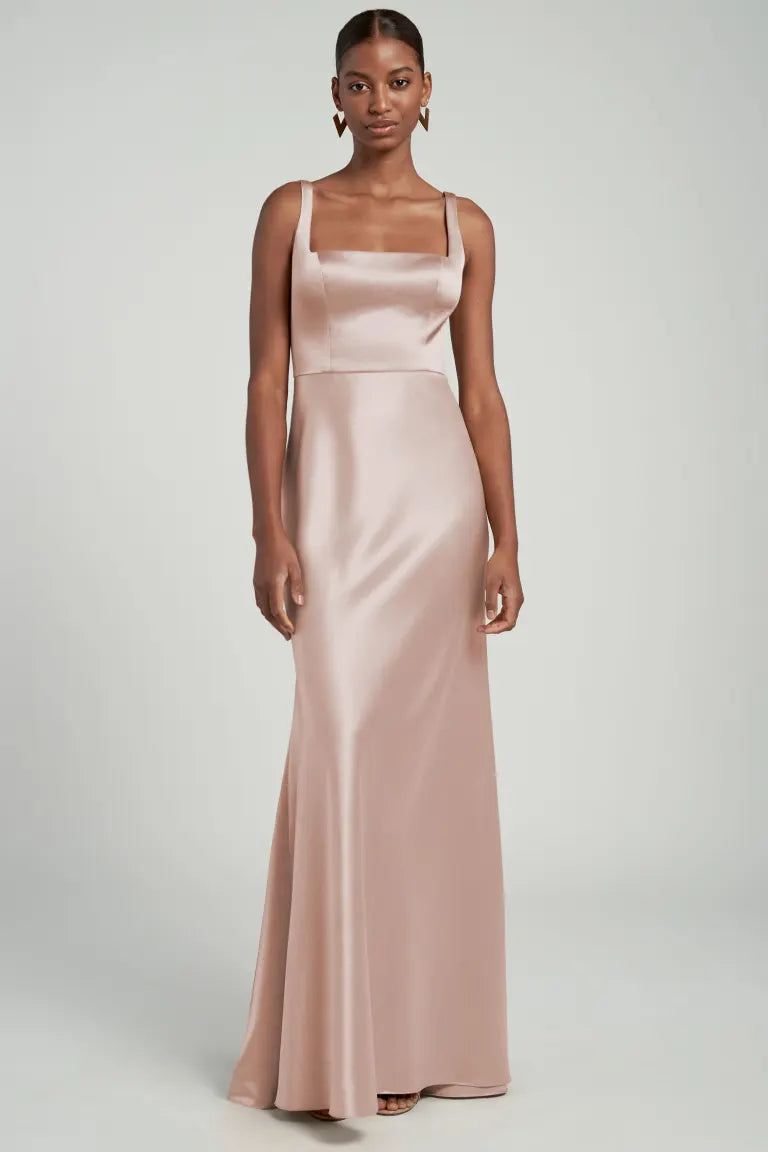 Whipped apricot top bridesmaid dresses