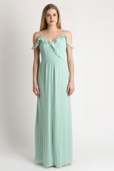 Sage Bridesmaid Dresses by Bari Jay