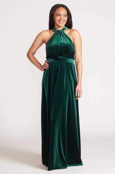 Bari Jay Bridesmaid Dress Velvet Infinity Melon Bari Jay Bridesmaid Dress Velvet Infinity Melon