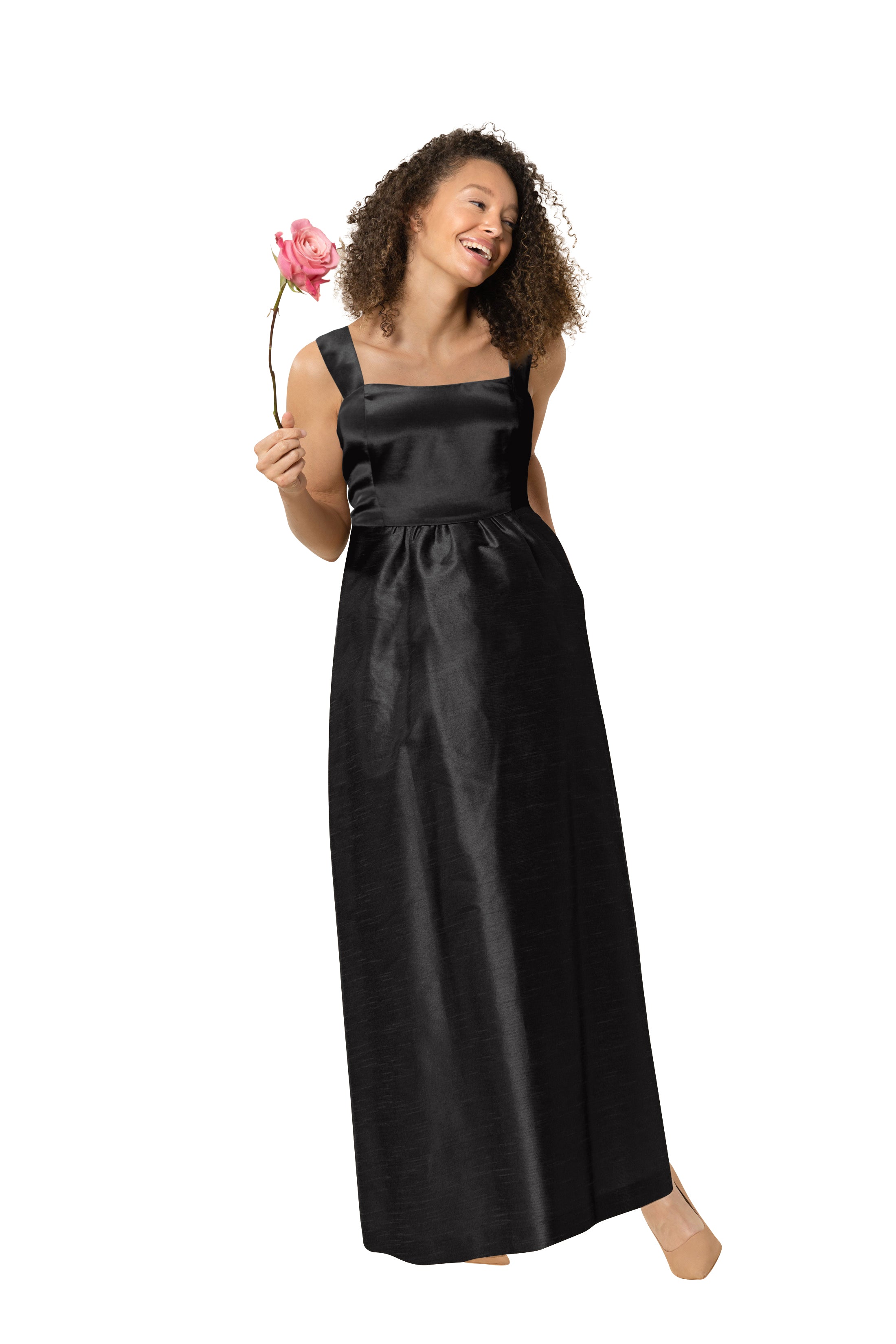 Beckett Bodice With Maternity Skirt in Shantung Merlot
