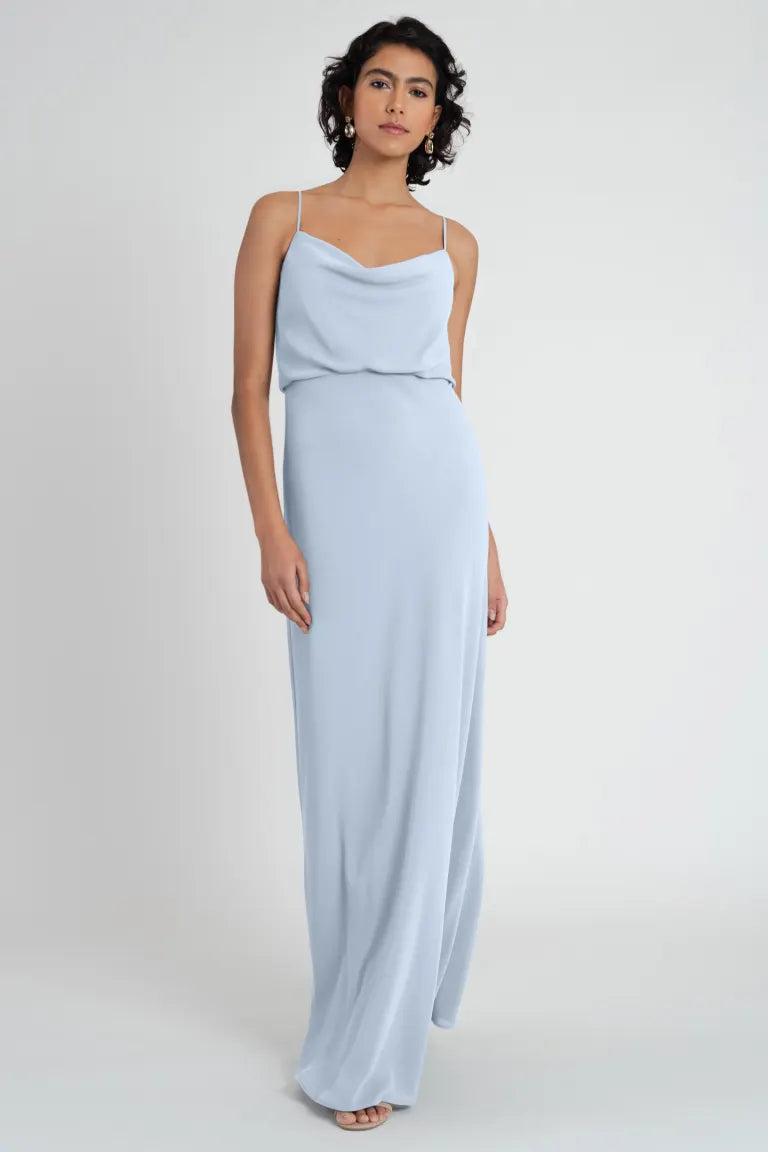 bella bianca bridesmaid dresses Jenny Yoo Bridesmaid Dress Bianca Whisper Blue