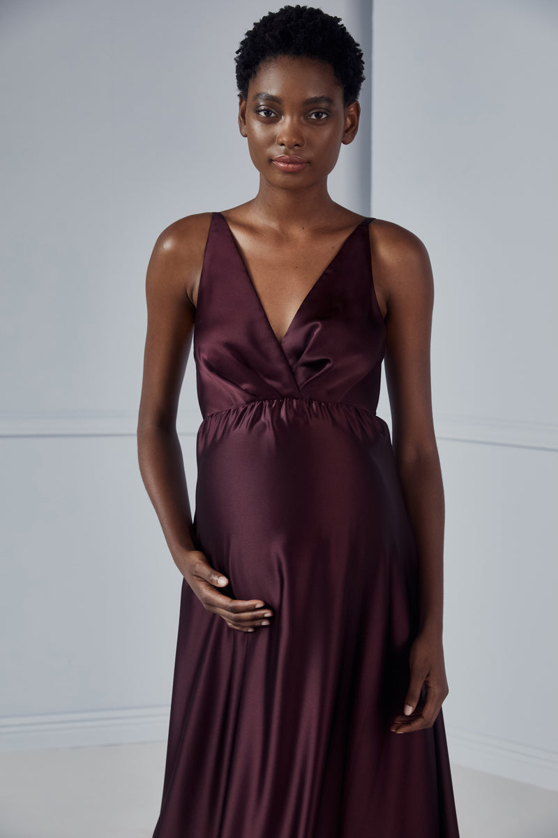 Amsale Bridesmaid Dress Tess - Maternity Dress French Blue Amsale Bridesmaid Dress Tess - Maternity Dress French Blue