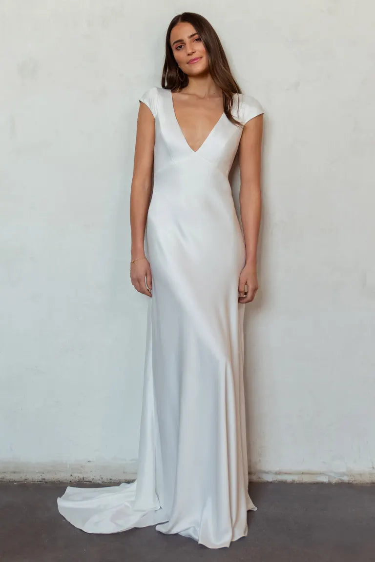 Jenny Yoo Little White Dress Bronwyn