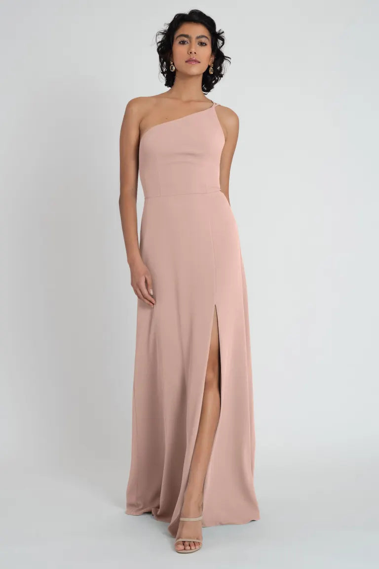 jenny yoo one shoulder bridesmaid dress Jenny Yoo Bridesmaid Dress Lena