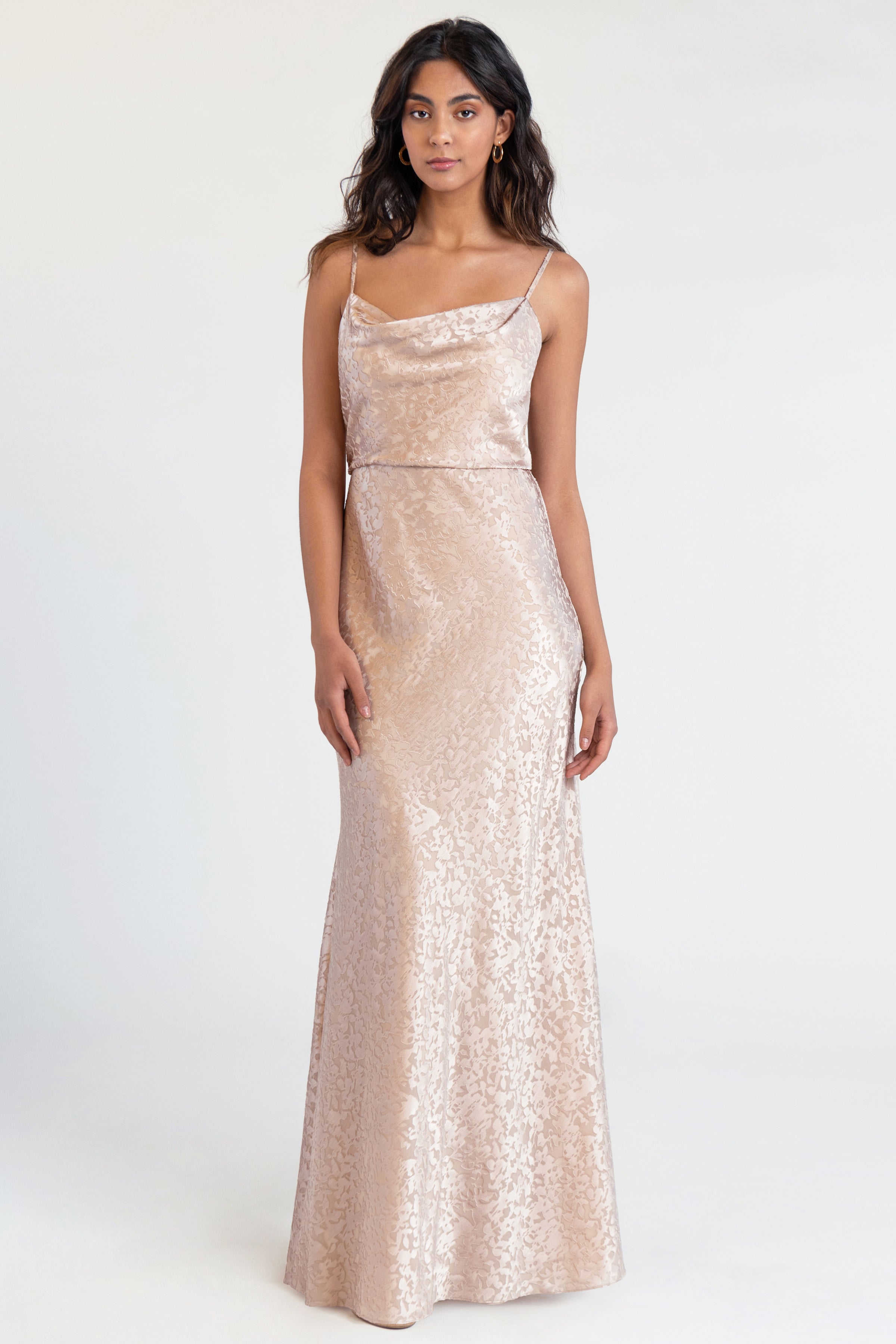 Jenny Yoo Bridesmaid Dress Dahlia Gemma Satin Prosecco Jenny Yoo Bridesmaid Dress Dahlia Gemma Satin Prosecco
