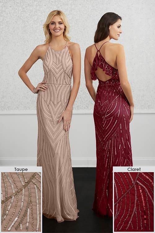 Claret Bridesmaid Dresses