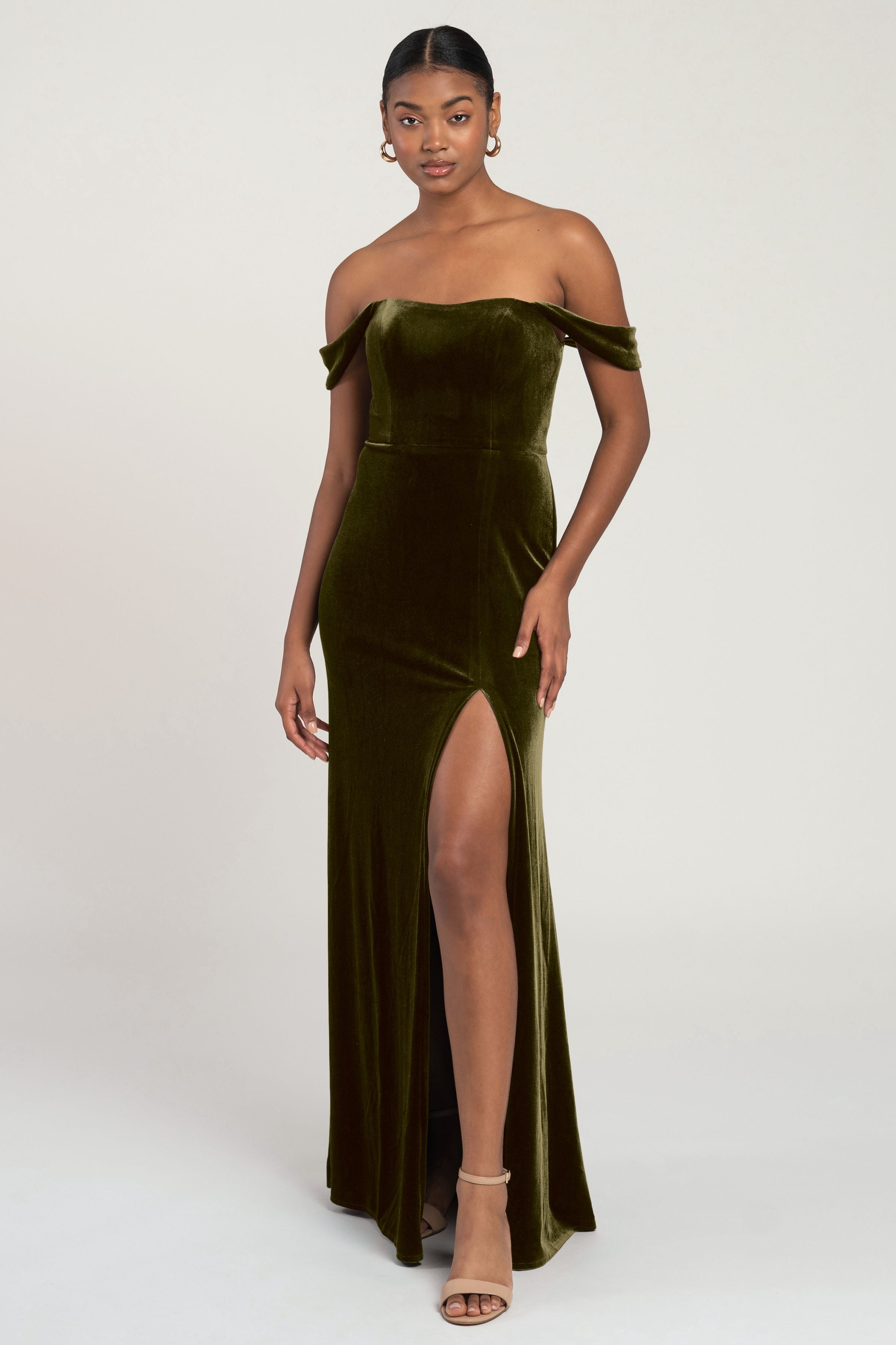 jenny yoo green velvet dress Velvet Jenny Choo Dresses Green Bridesmaid Velvet Bridesmaid Dresses Jenny Yoo Mismatched