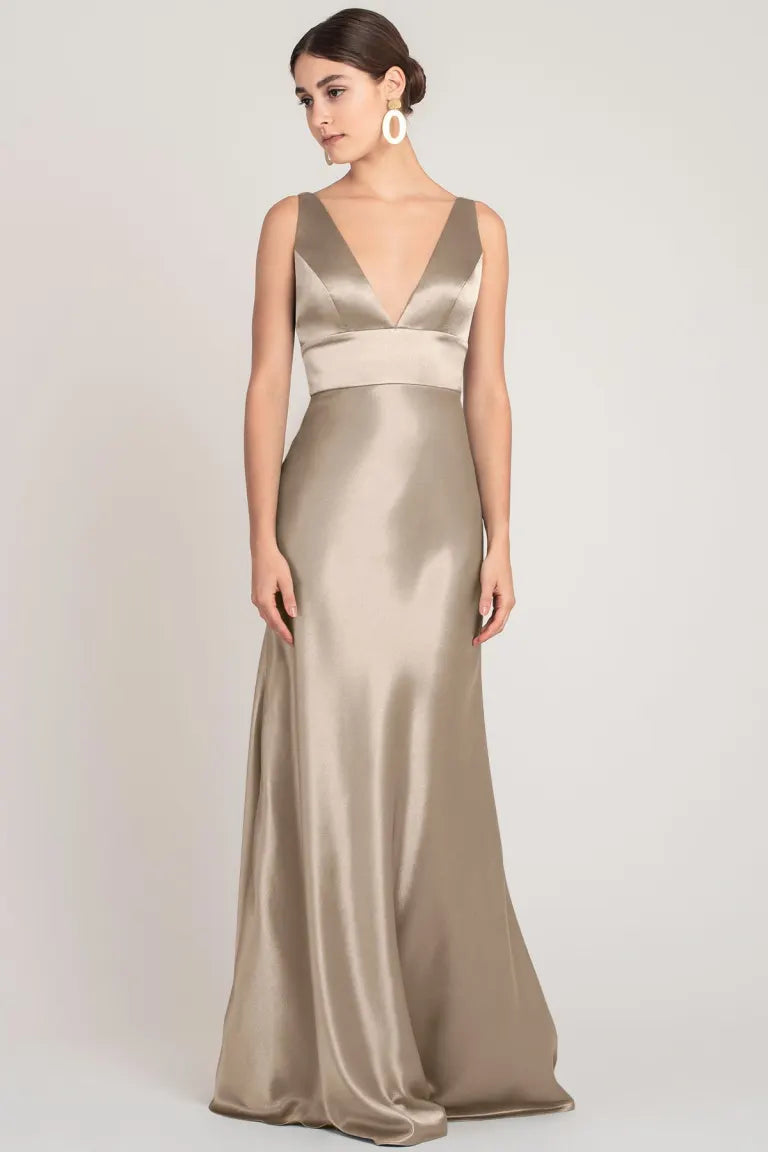 Satin hotsell dress designs