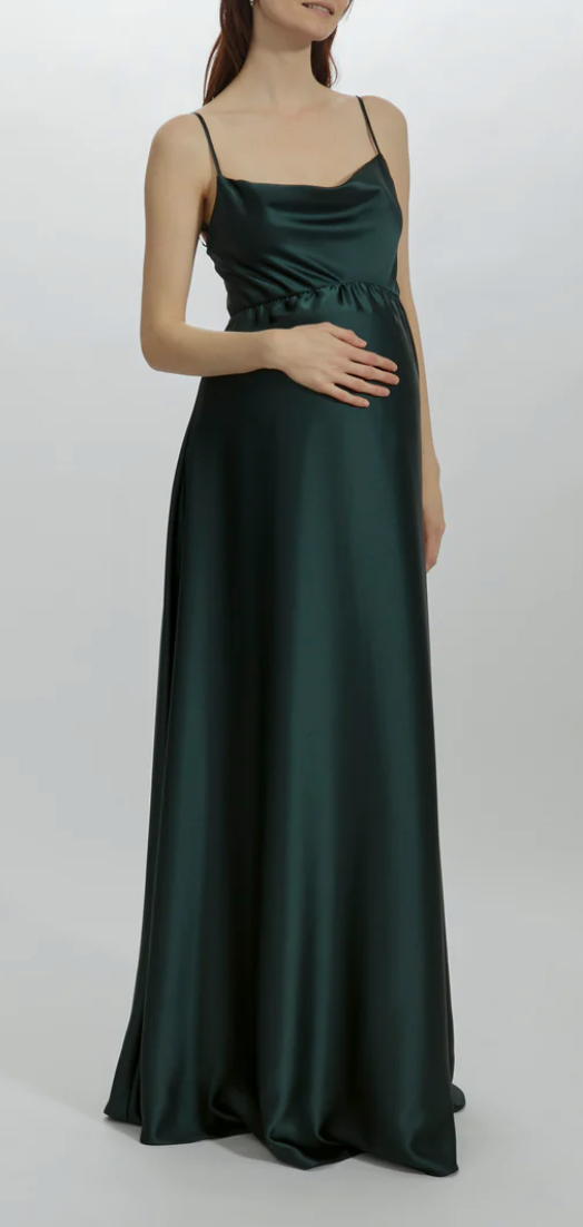Amsale Bridesmaid Dress GB221S Pauline - Maternity Dress Navy Amsale Bridesmaid Dress GB221S Pauline - Maternity Dress Navy