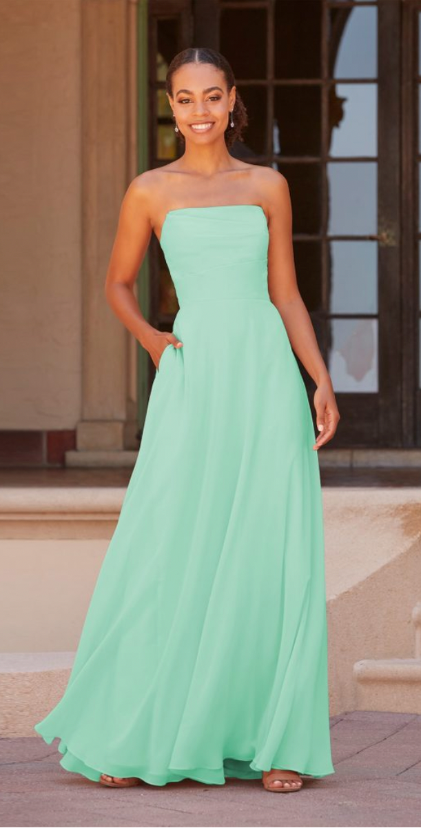 mint green bridesmaid dresses