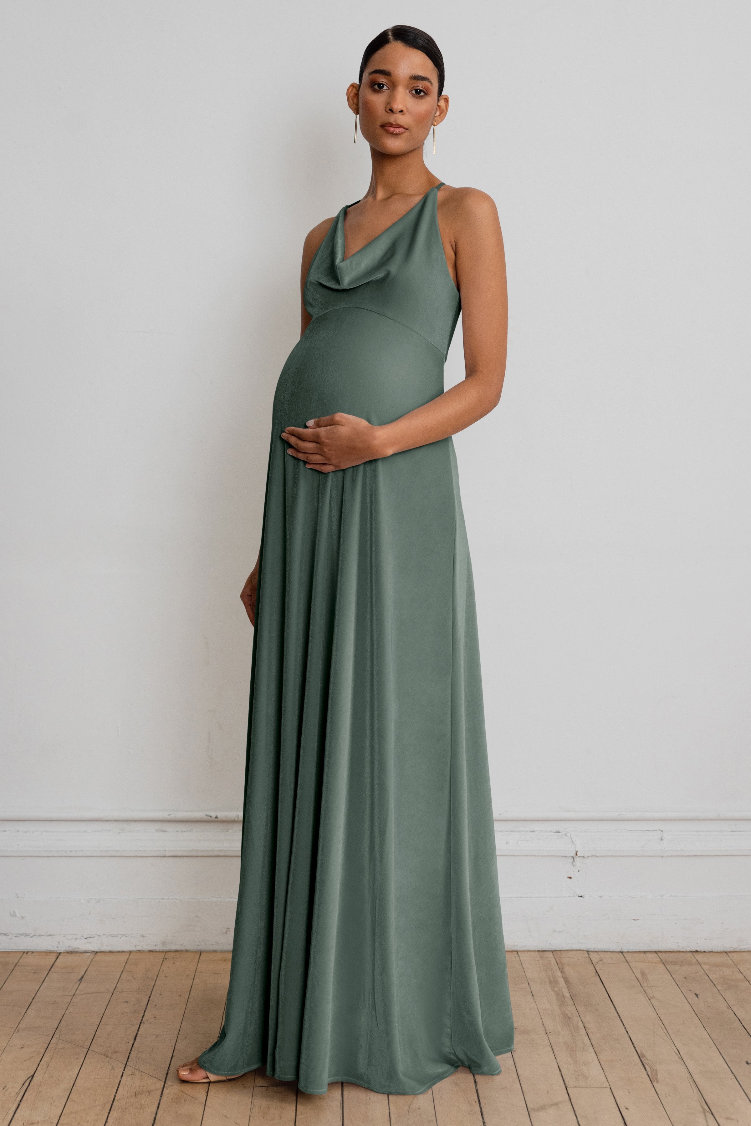 Jenny Yoo Bridesmaid Dress Sullivan Maternity Dark Eucalyptus Jenny Yoo Bridesmaid Dress Sullivan Maternity Dark Eucalyptus