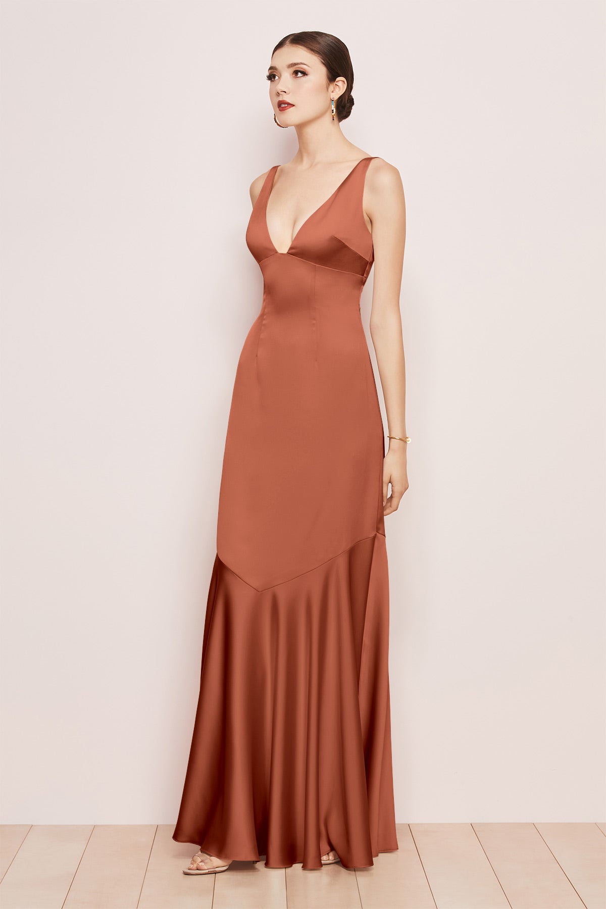 Watters Bridesmaid Dress Mason Bourbon