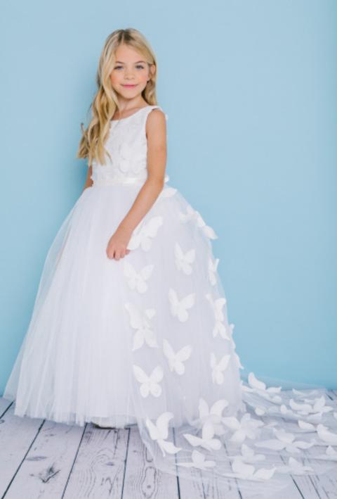 Rosebud Fashions Flower Girl Dress Style 5134 Ivory Rosebud Fashions Flower Girl Dress Style 5134 Ivory