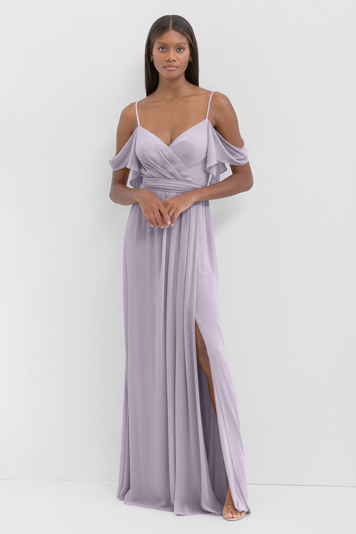 dusty lilac maxi dress Watters Bridesmaid Dress Camille 1505 Dusty Lilac